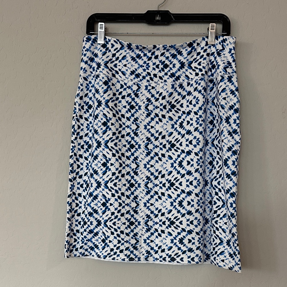 Jodie Blue and White Patterned Women's Skirt size S